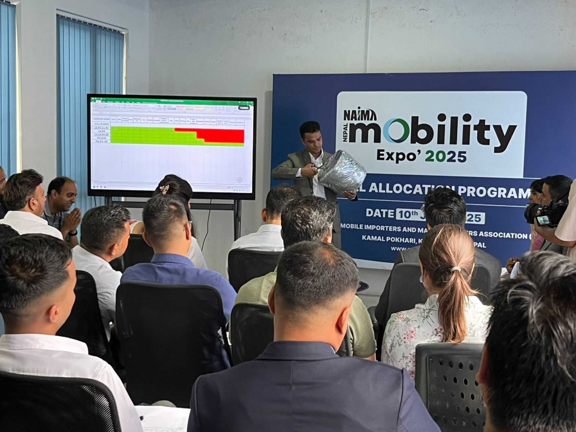 नाइमा नेपाल मोबिलिटी एक्स्पो २०२५ को स्टल बाँडफाँड सम्पन्न, कुन कुन ब्राण्ड सहभागि हुँदैछन् ?